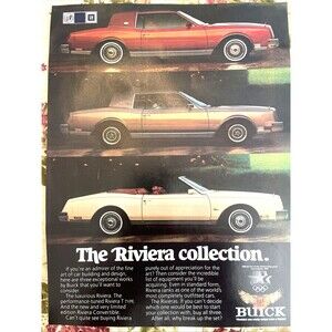 1983 Buick Magazine Ad 80s Car Advertisement Page